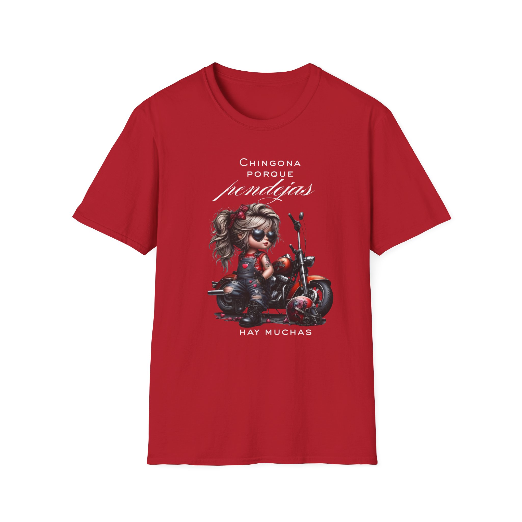 Retro Girl on Scooter T-Shirt — Cute Biker Cartoon Tee - Image 11