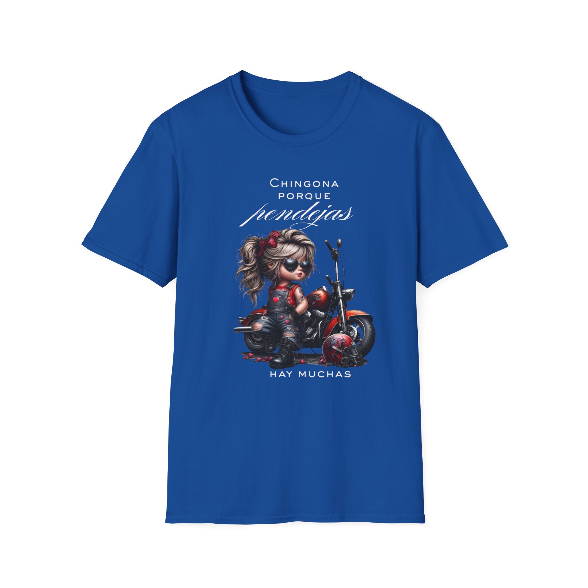 Retro Girl on Scooter T-Shirt — Cute Biker Cartoon Tee - Image 7